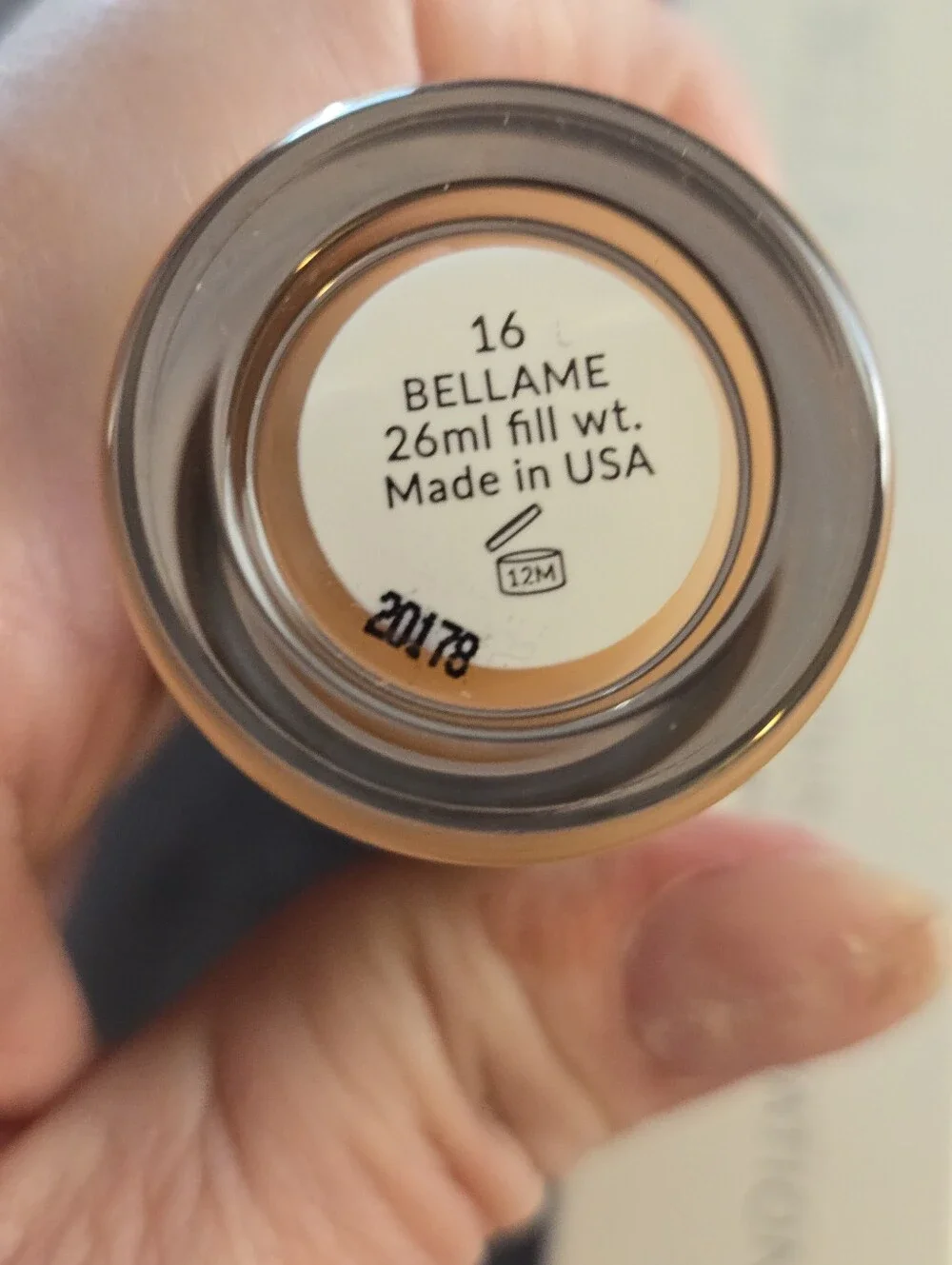Bellame Foundation Shade 16 - Warm Beige